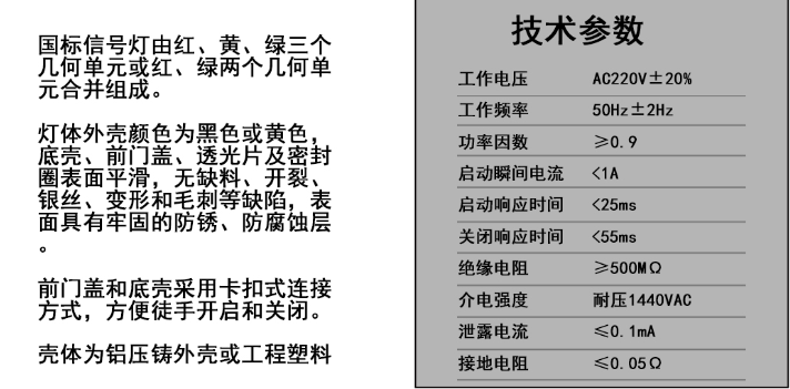 滿(mǎn)屏交通信號燈參數